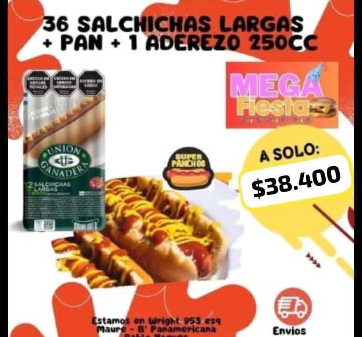 Promo salchichas largas marca union ganadera
